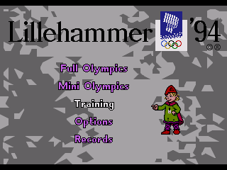 Winter Olympics: Lillehammer 94 screenshot 3 for Sega Mega Drive